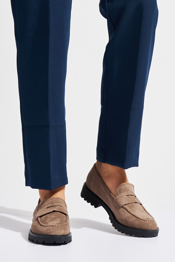 Suède mocassins voor dames 2