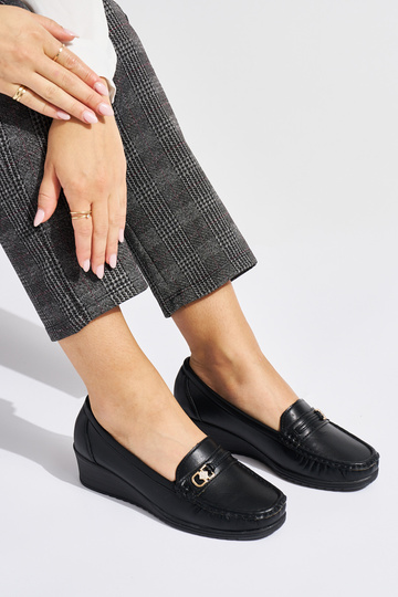 zwarte damesmocassins met... 2