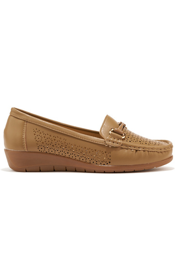 beige opengeInerkt Dames...