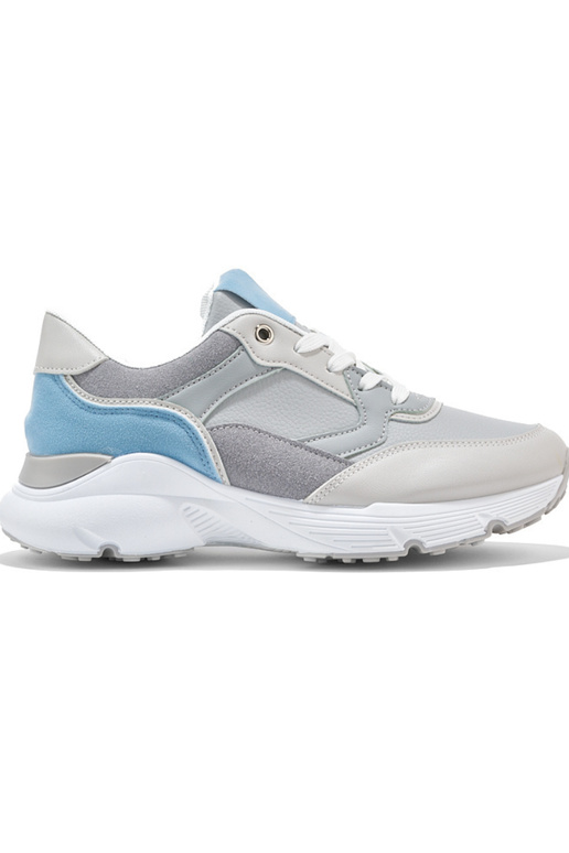 Blauwe damessneakers model schoenen Blauwe damessneakers model schoenen