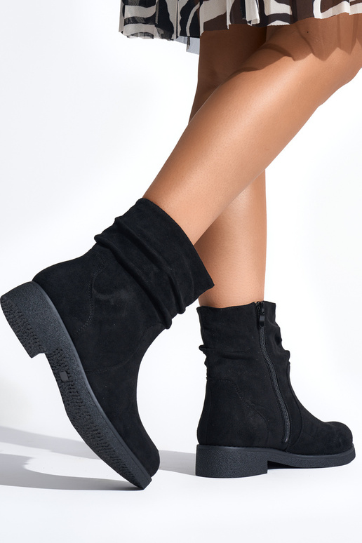 zwarte laarzen in cowboystijl