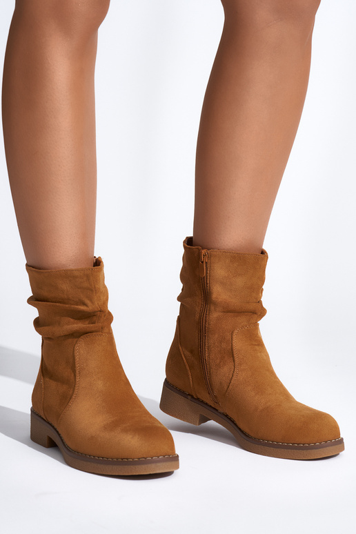 bruine laarzen in cowboystijl