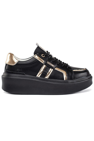 Zwart lederen Sneakers...