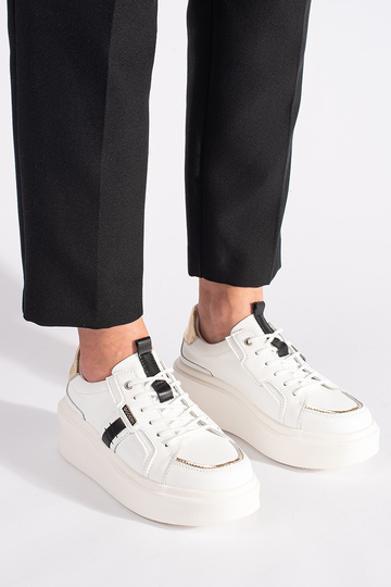 Wit leren Sneakers model... 2