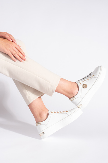 Initte kleur leer Sneakers... 2