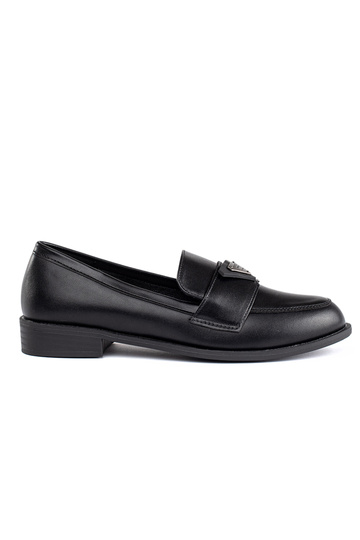 zwarte elegante damesmocassins