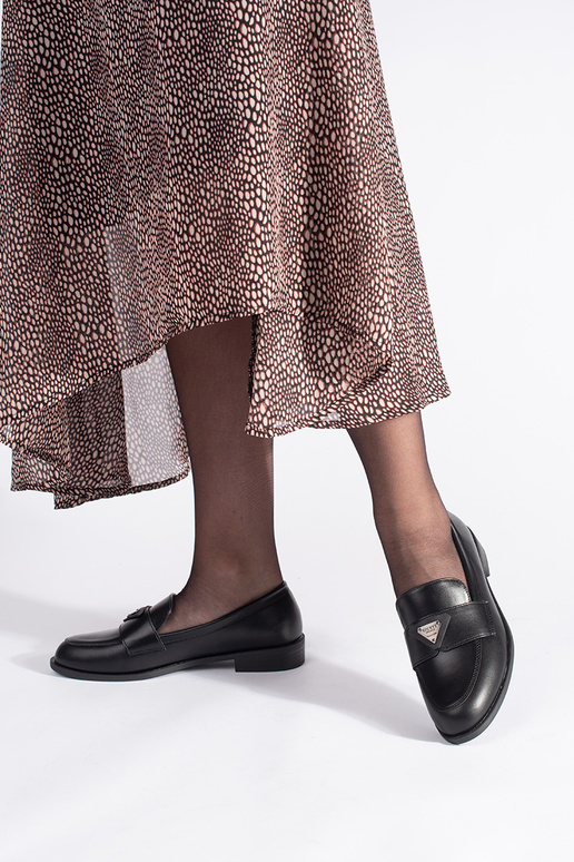 zwarte elegante damesmocassins