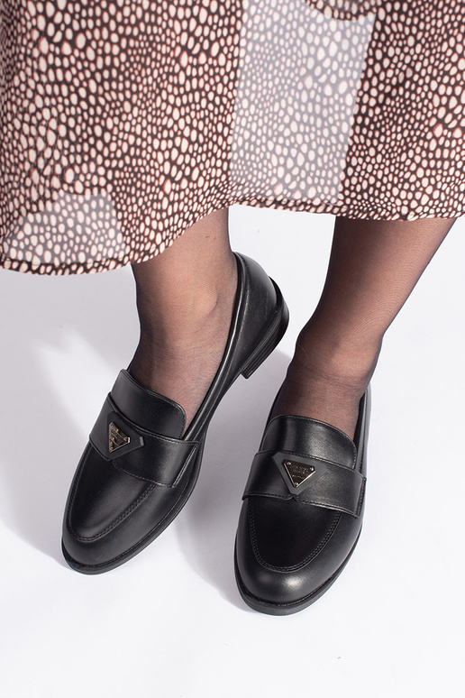 zwarte elegante damesmocassins