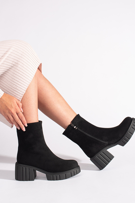 zwarte platformschoenen voor dames