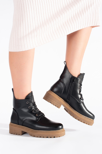 zwarte veterschoenen met... 2