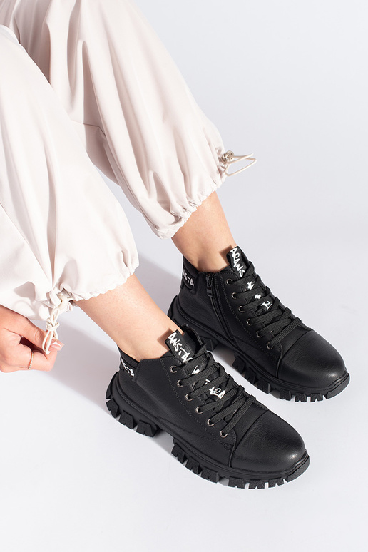 Dameslaarzen Sergio Leone veterschoen...