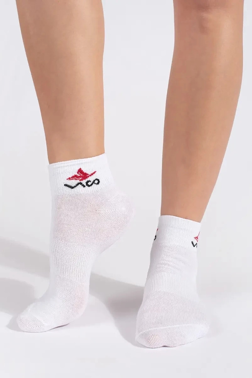 witte dames skarpetki Vico 3 st