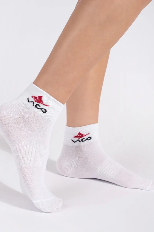 witte dames skarpetki Vico 3 st