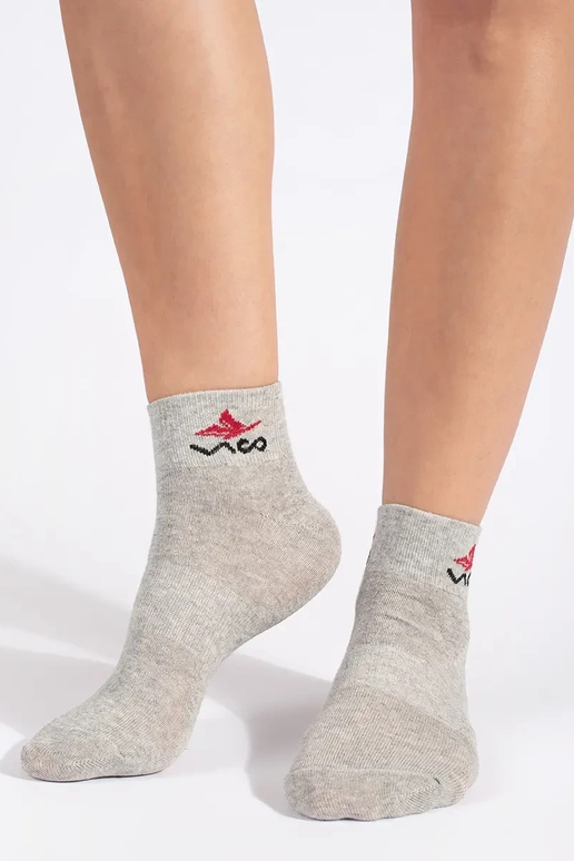 grijze dames skarpetki Vico 3 st