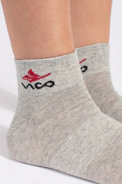 grijze dames skarpetki Vico 3 st