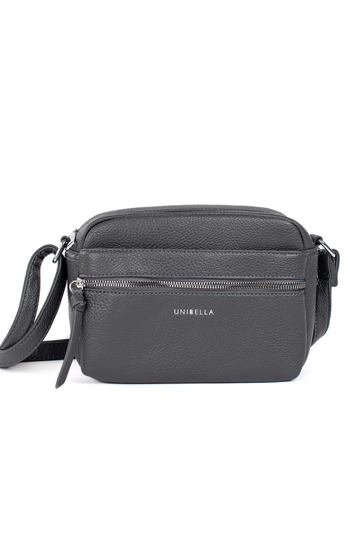 Klein grijs elegante handtas op schouder