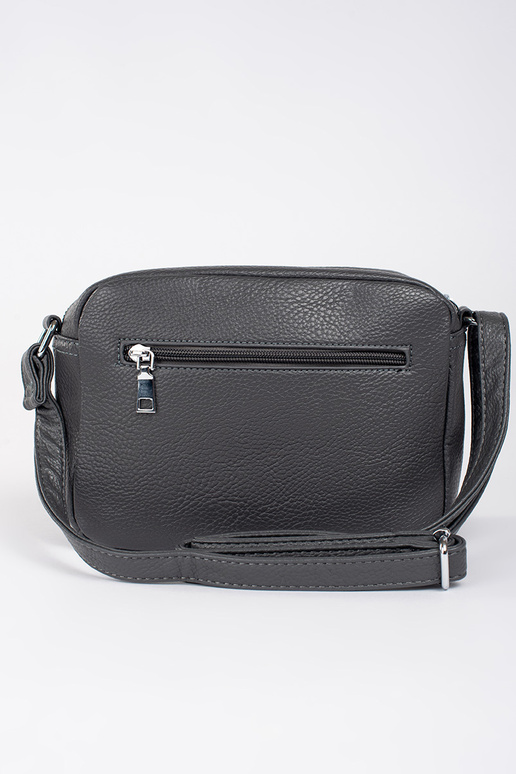 Klein grijs elegante handtas op schouder