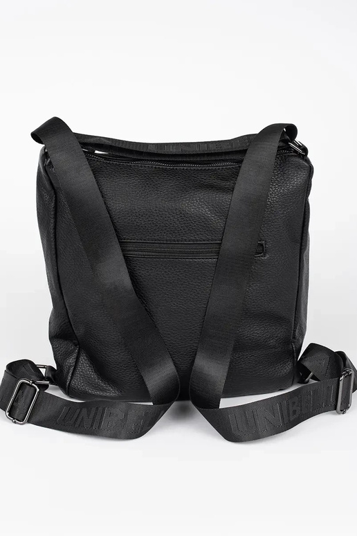 zwarte damestastype rugzak met kwastjes