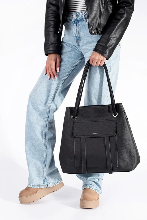 zwarte handtas shopper