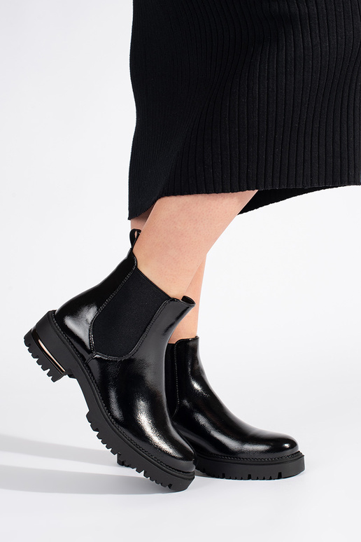 met lakeffect dames laarzen met...