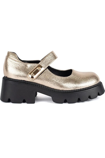 gouden kleur dames schoenen...