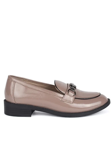 met lakeffect beige Dames...