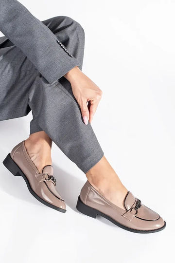 met lakeffect beige Dames... 2