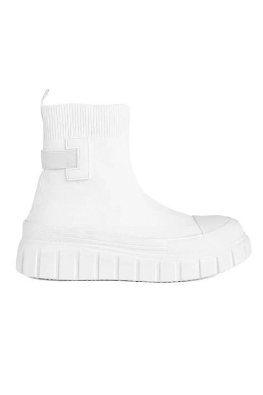 Initte kleur hoog schoenen met platform