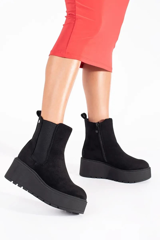 zInart van suède Chelsea-laarzen op...