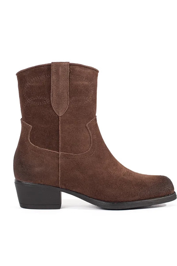 Bruin leren cowboylaarzen...
