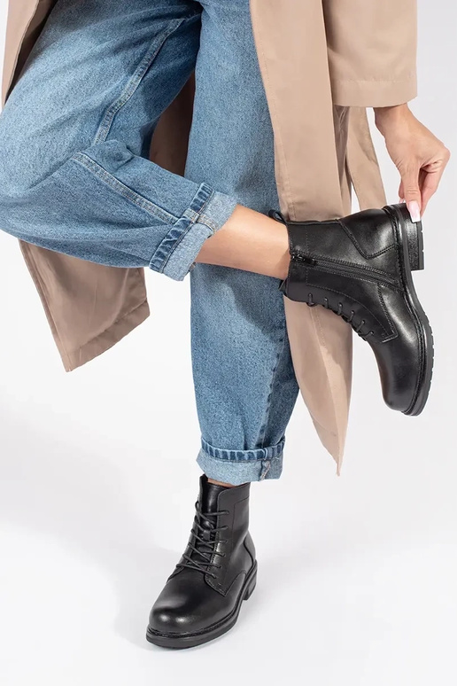 Sergio Leone leren dameslaarzen met...