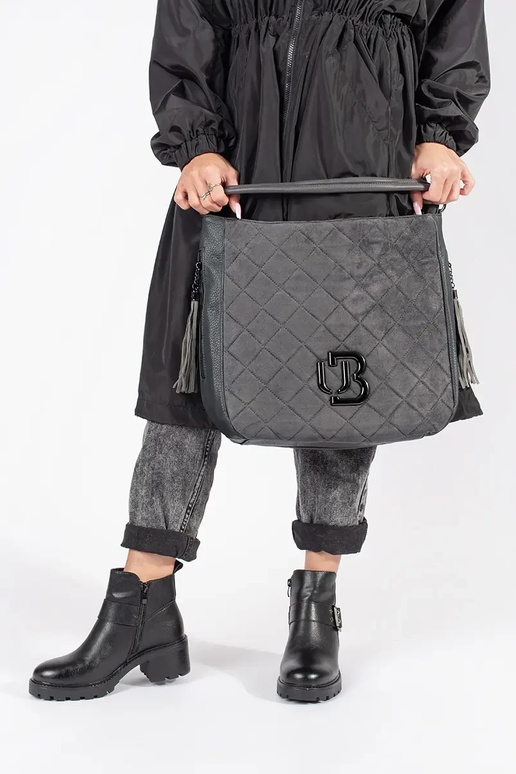 Zwart leren damesschoenen met...