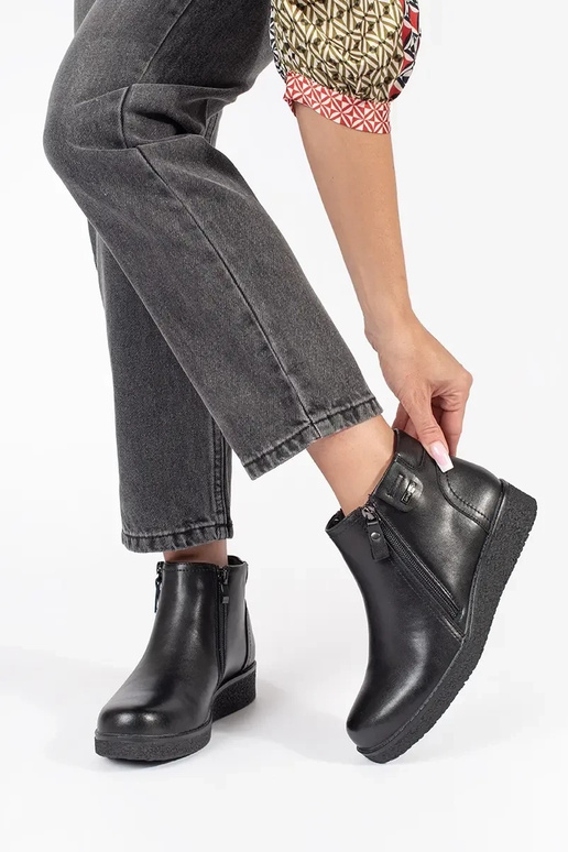 Zwarte comfortabele leren schoenen... Zwarte comfortabele leren schoenen...