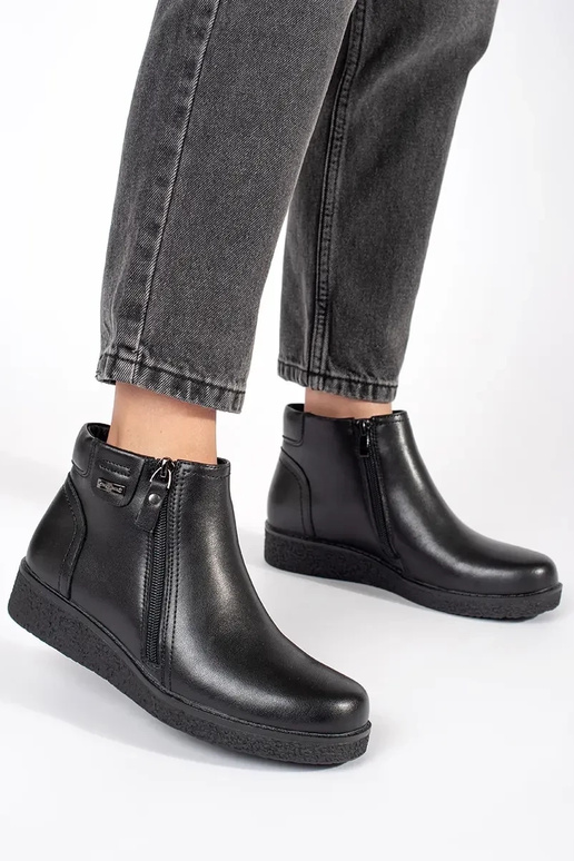 Zwarte comfortabele leren schoenen... Zwarte comfortabele leren schoenen...