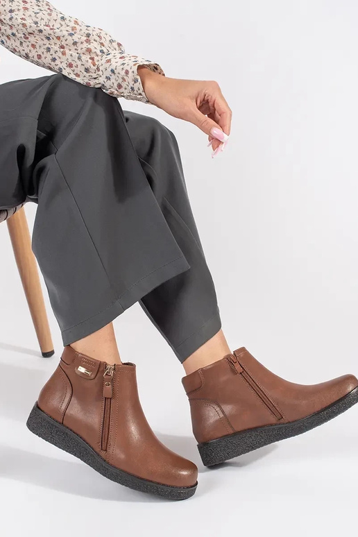 Bruine leren comfortabele schoenen... Bruine leren comfortabele schoenen...