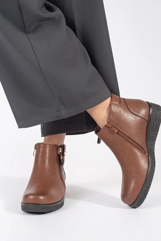 Bruine leren comfortabele schoenen... Bruine leren comfortabele schoenen...