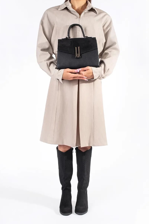 zwarte suède kaplaarzen met...