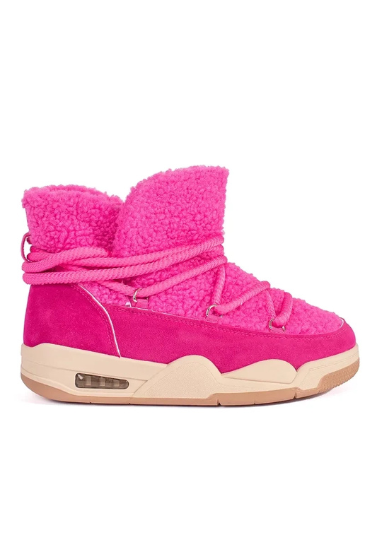 roze SnoInboots voor dames op een...
