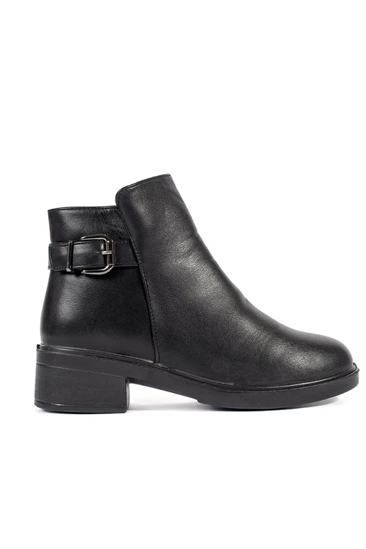 Lage damesschoenen in zwart met...