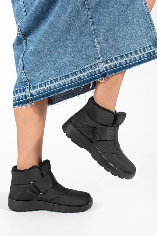 Comfortabele dames snowboots in zwart