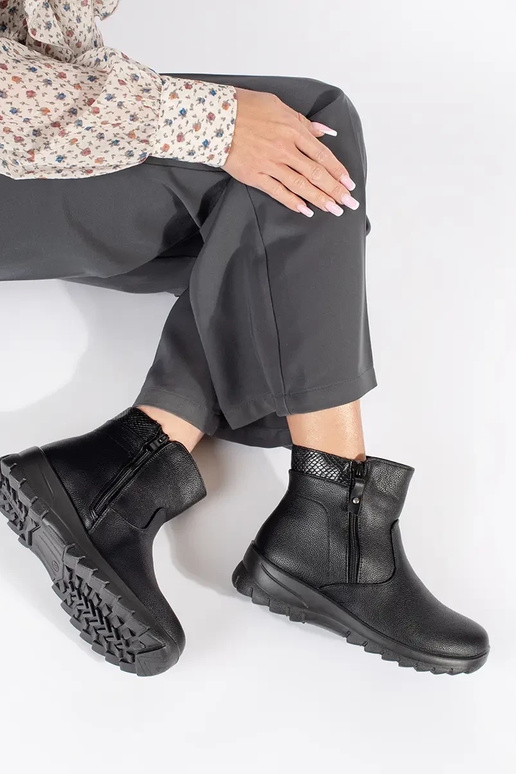 Comfortabele damesschoenen in zwart Comfortabele damesschoenen in zwart