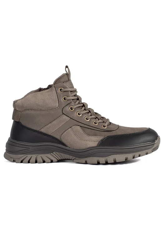 Bruine winter wandelschoenen