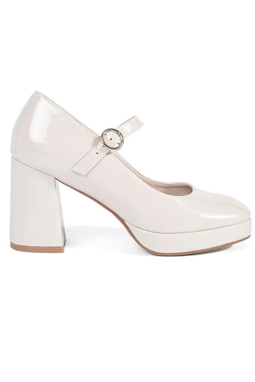 Beige lak dames...