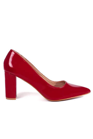 Elegante stijl gelakt Rood...