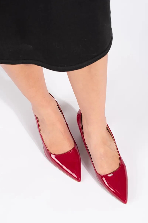 Elegante stijl gelakt Rood Hoge...