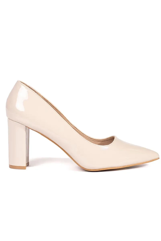 Elegante stijl gelakt beige Hoge... Elegante stijl gelakt beige Hoge...