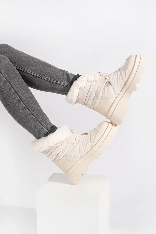 beige SnoInboots voor dames z zInarte...