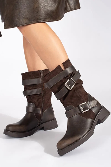 Bruine damesschoenen met... 2