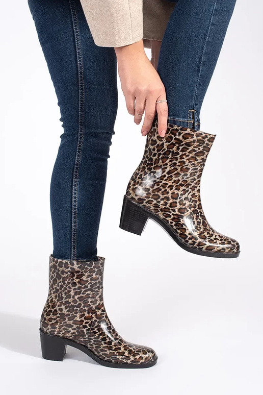 Regenlaarzen dames op hoge hakken...