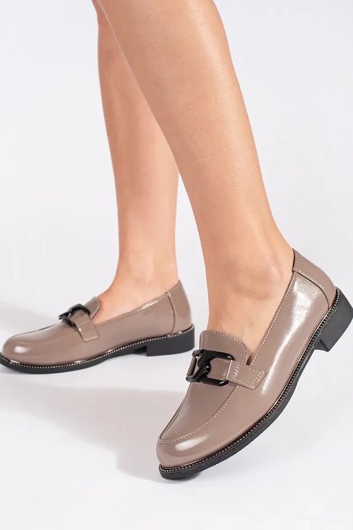 beige Dames mocassins mocassins ze...